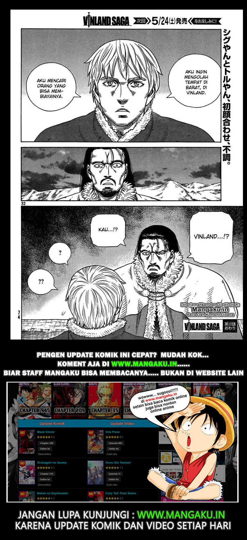 Vinland Saga Chap 103 - Next Chap 104
