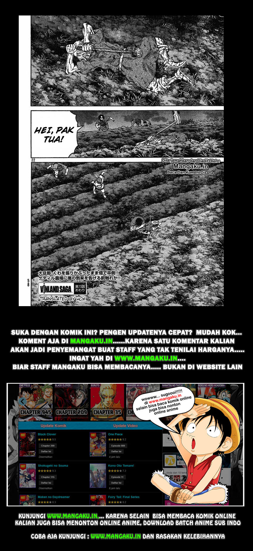 Vinland Saga Chap 73 - Next Chap 74