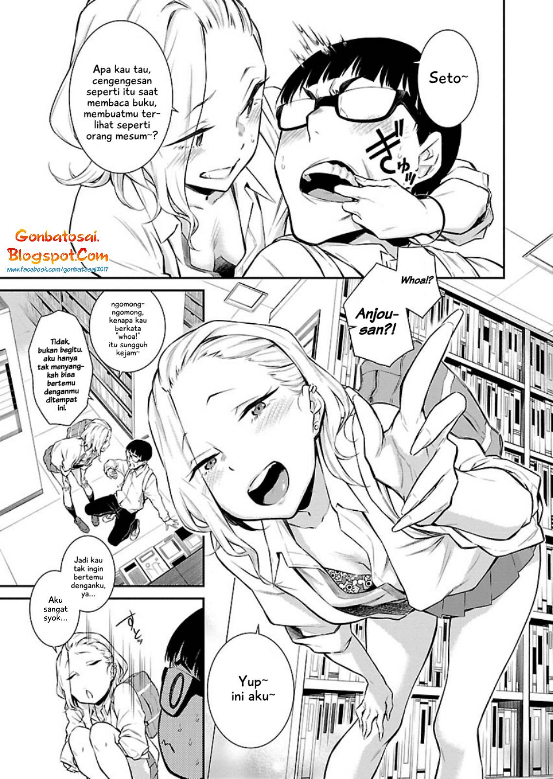 Yancha Gal no Anjou-san Chap 5 - Next Chap 6