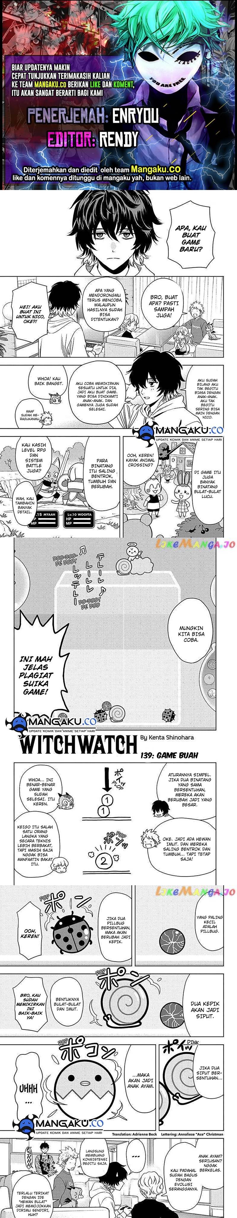 Witch Watch Chap 139 - Next Chap 140