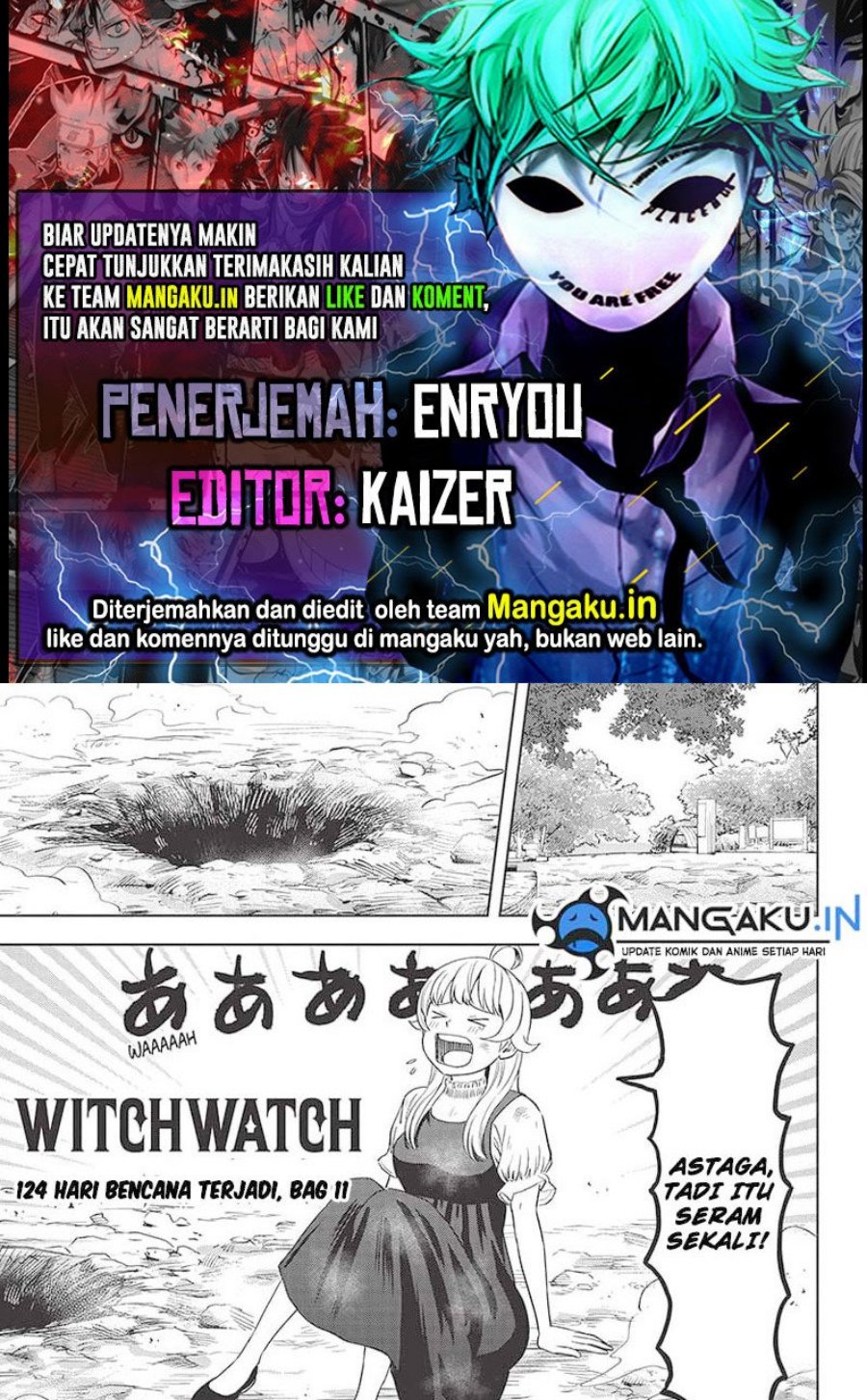 Witch Watch Chap 124 - Next Chap 125