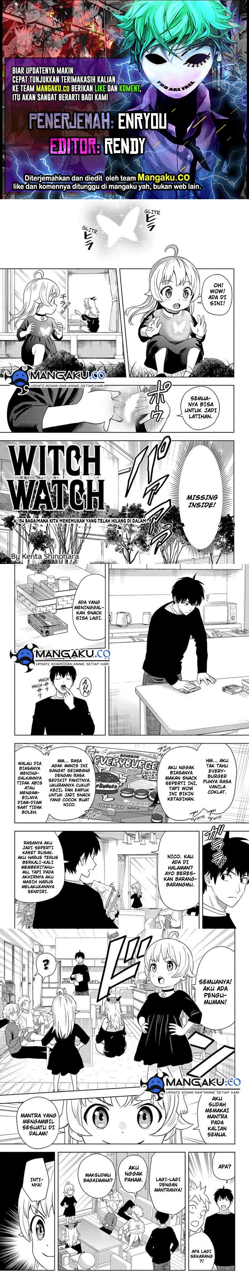 Witch Watch Chap 154 - Next Chap 155