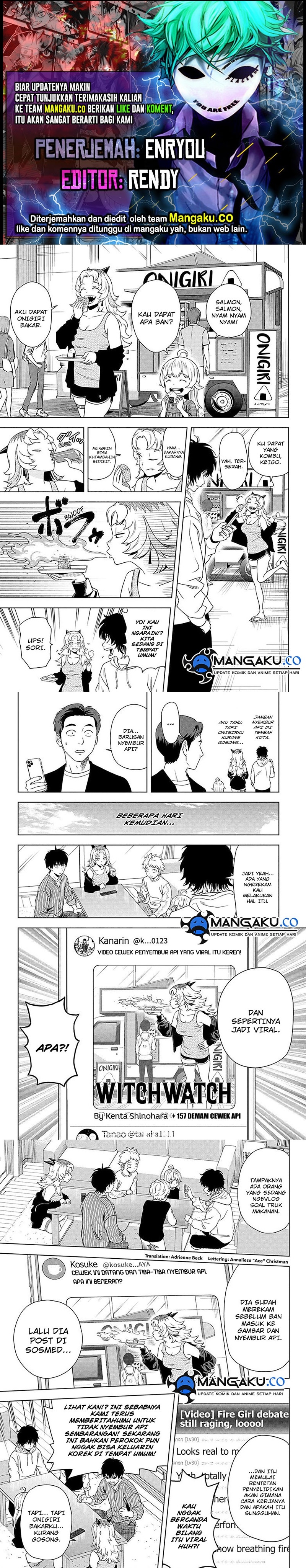 Witch Watch Chap 157 - Next Chap 158