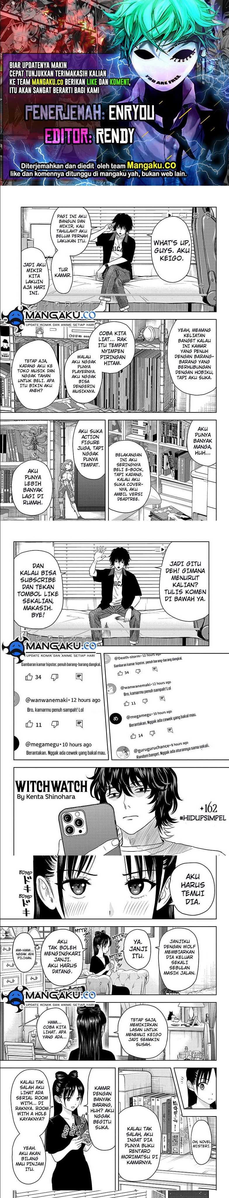 Witch Watch Chap 162 - Next Chap 163