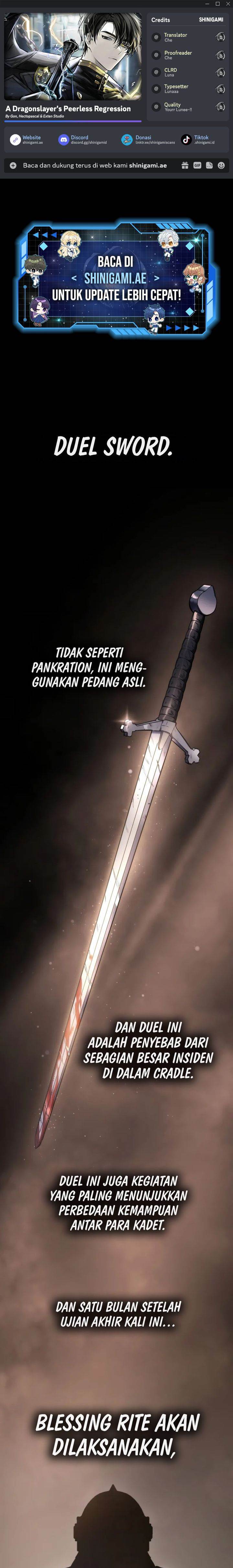 A Dragonslayer’s Peerless Regression Chap 5 - Next Chap 6