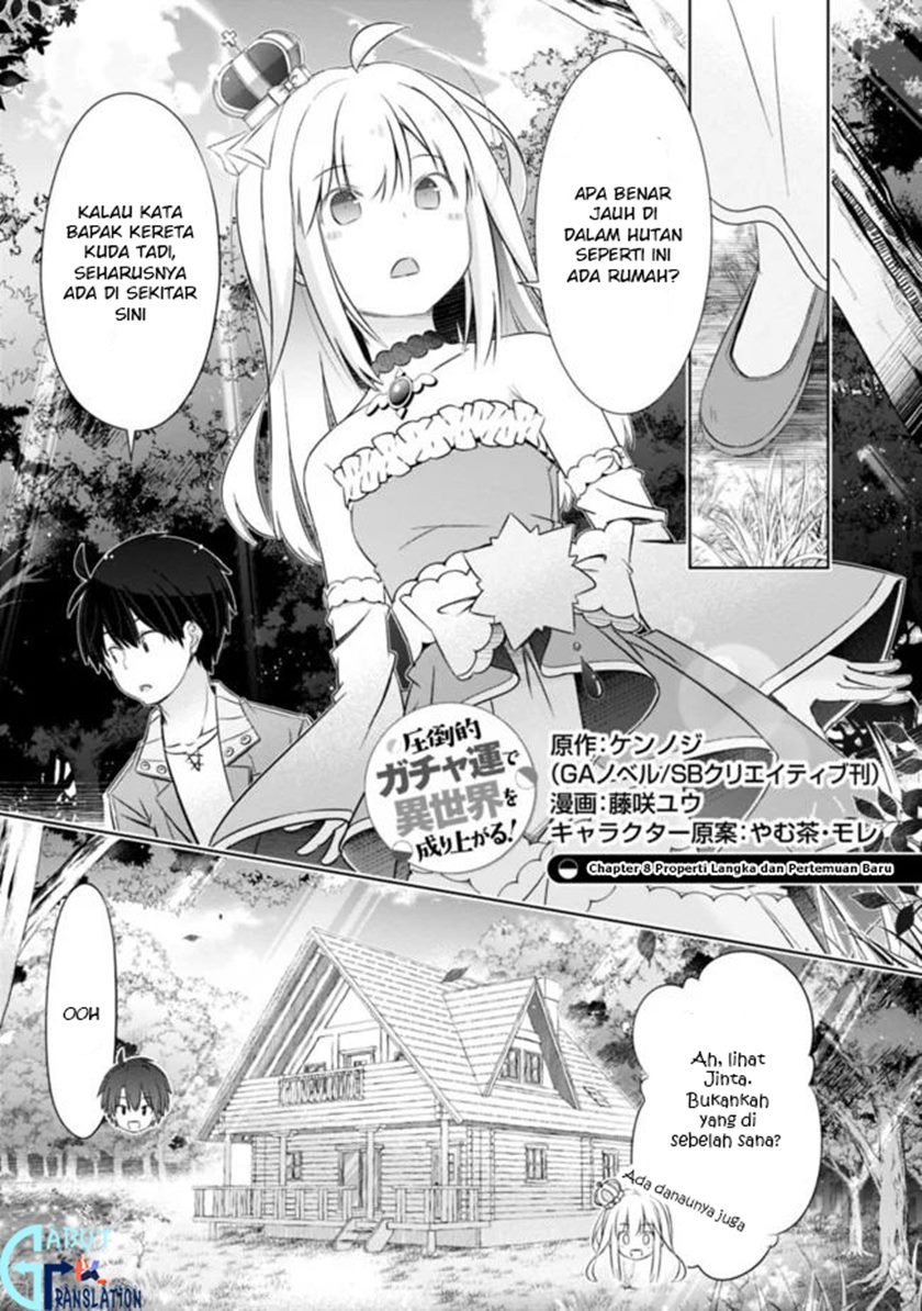 Attouteki Gacha Un De Isekai O Nariagaru! Chap 8 - Next Chap 9