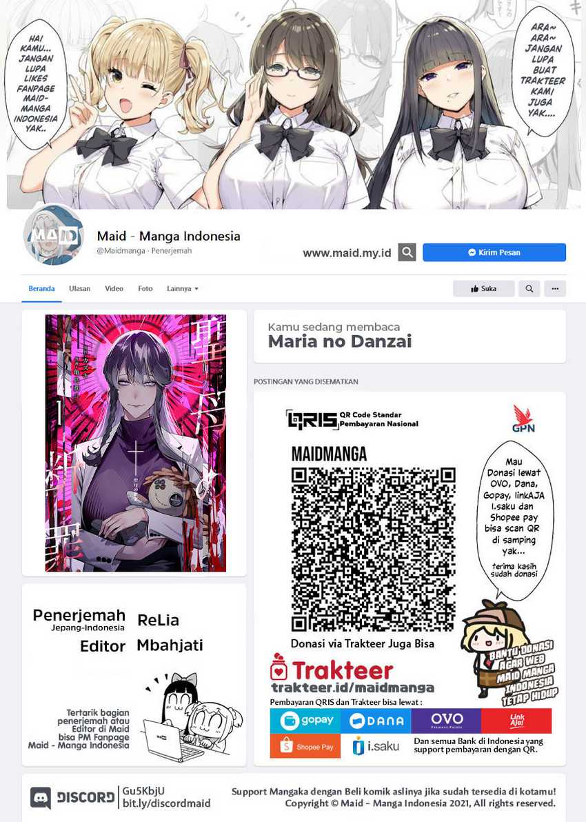 Maria no Danzai Chap 15 - Next Chap 16