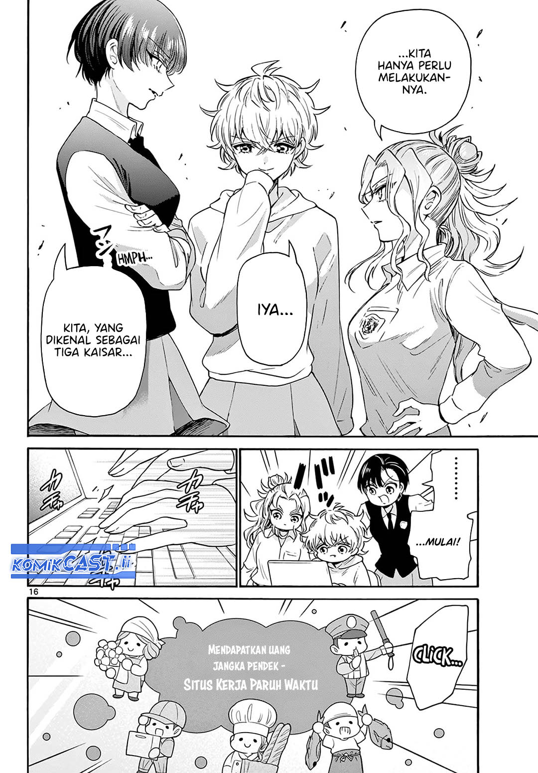 Mikadono Sanshimai wa Angai, Choroi Chap 57 - Next Chap 58