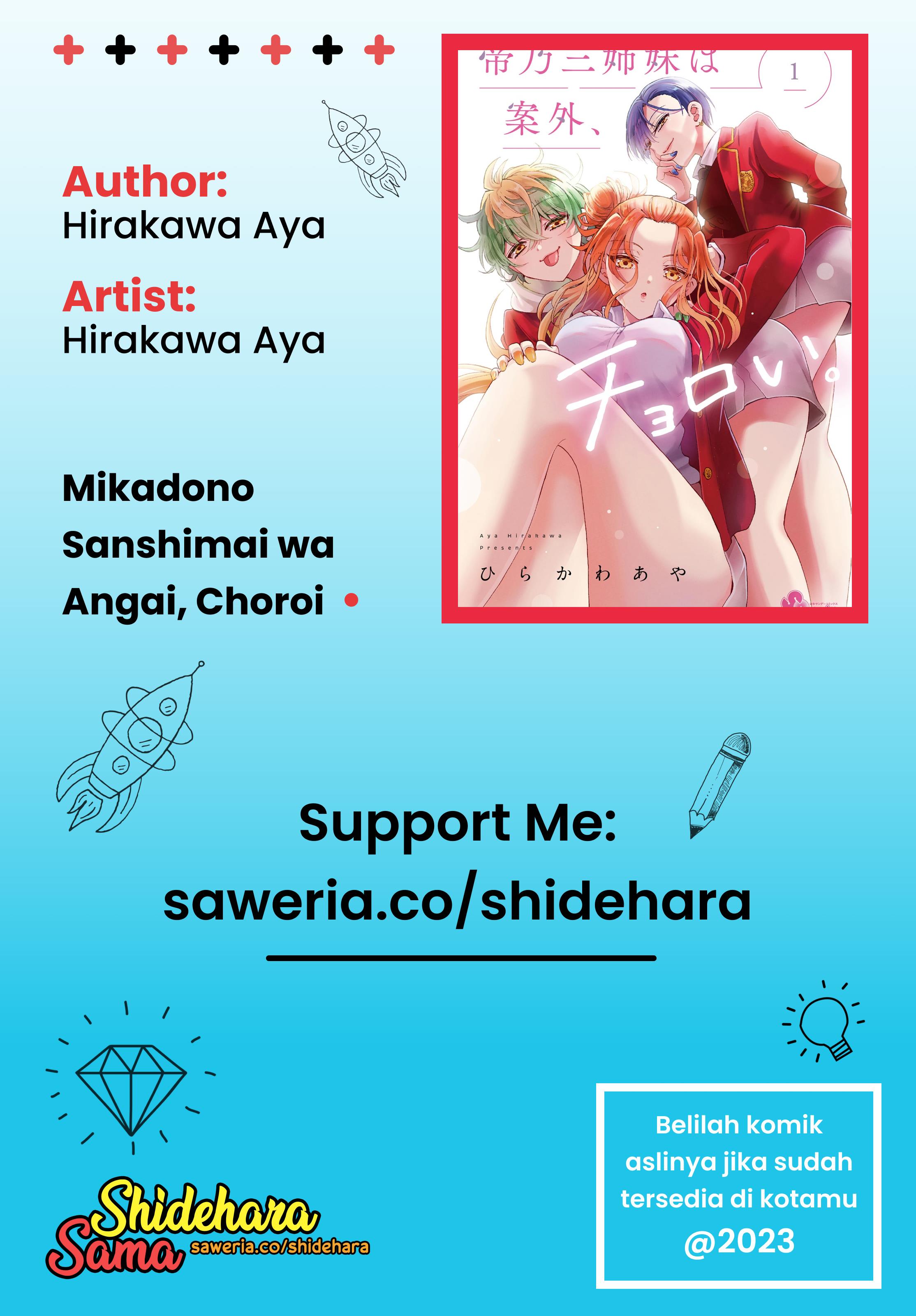 Mikadono Sanshimai wa Angai, Choroi Chap 6 - Next Chap 7
