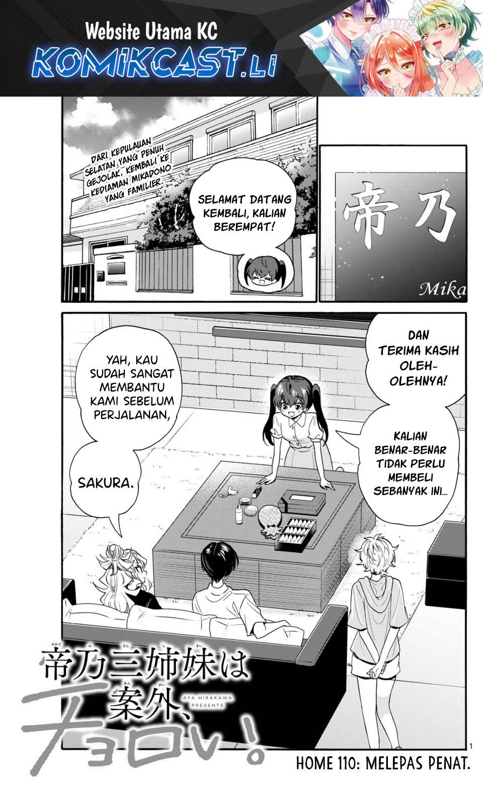 Mikadono Sanshimai wa Angai, Choroi Chap 110 - Next Chap 111