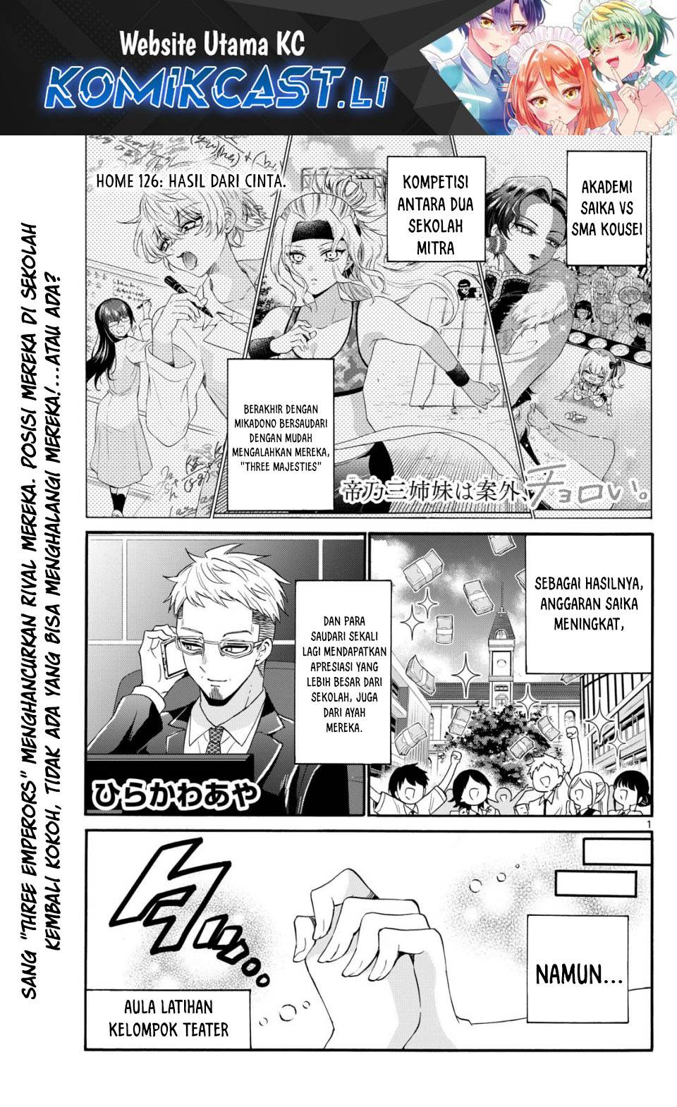 Mikadono Sanshimai wa Angai, Choroi Chap 126 - Next Chap 127