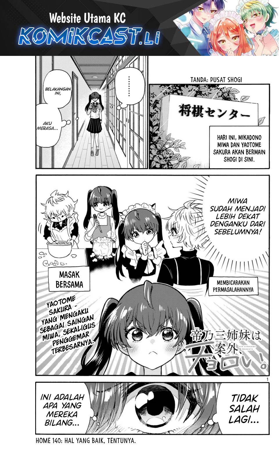 Mikadono Sanshimai wa Angai, Choroi Chap 140 - Next Chap 141