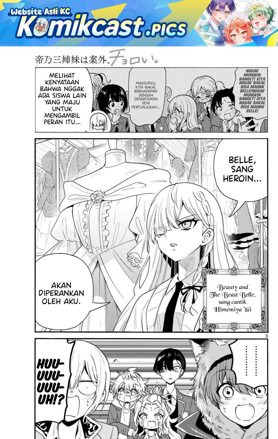 Mikadono Sanshimai wa Angai, Choroi Chap 164 - Next Chap 165