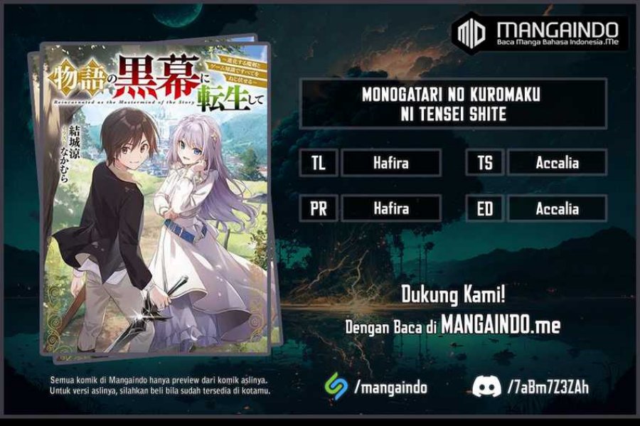 Monogatari no Kuromaku ni Tensei shite Chap 6 - Next Chap 7
