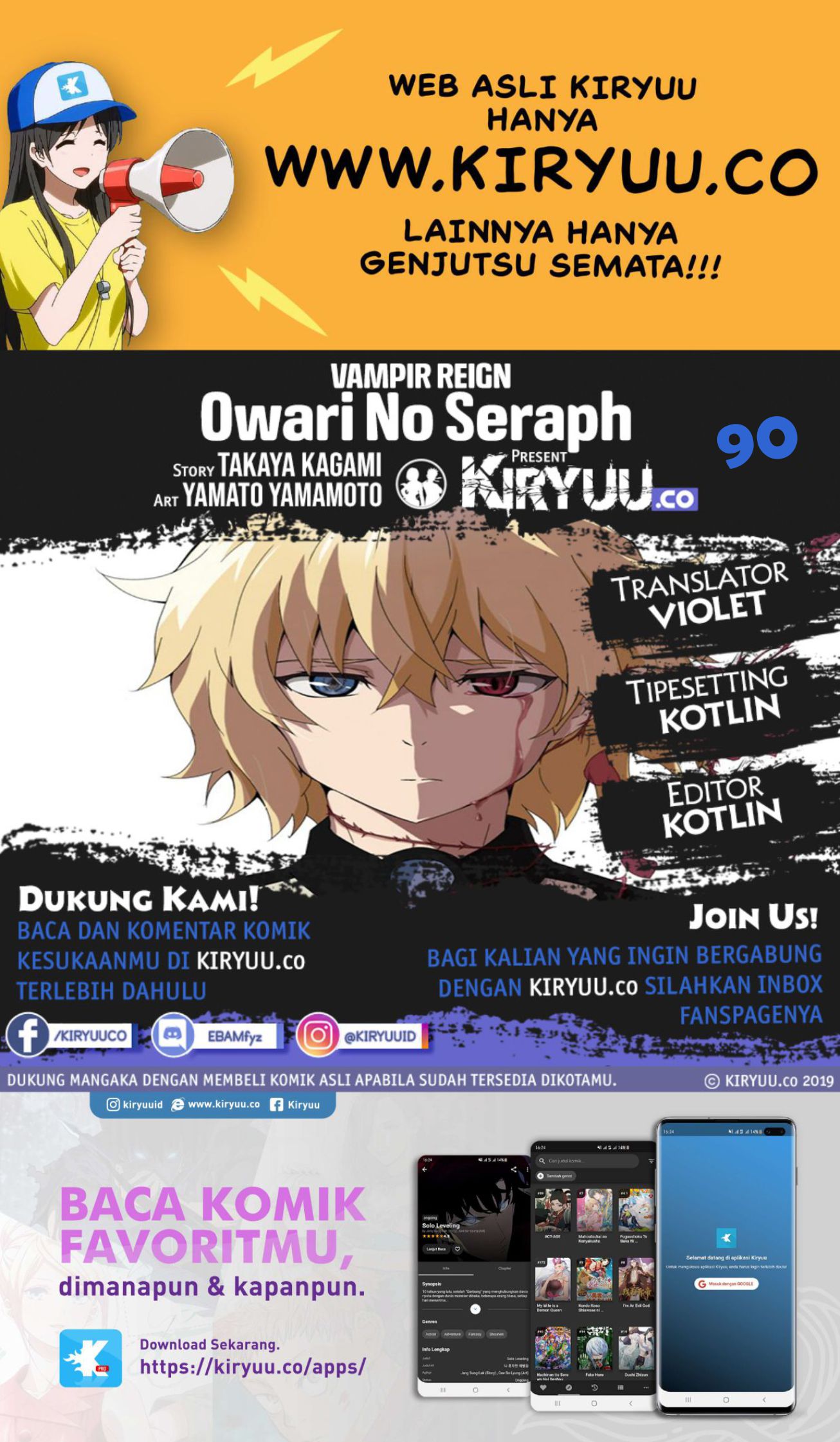 Owari no Seraph Chap 90 - Next Chap 91