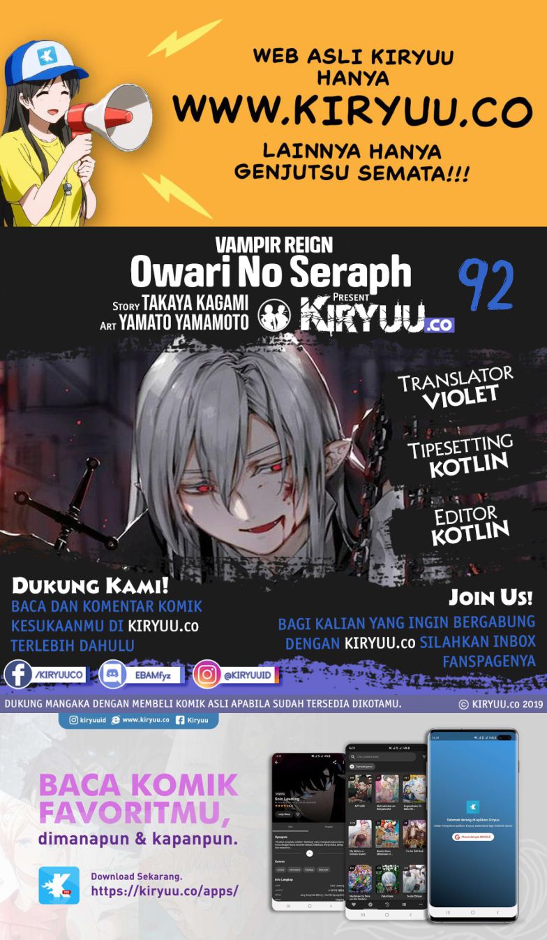 Owari no Seraph Chap 92 - Next Chap 93