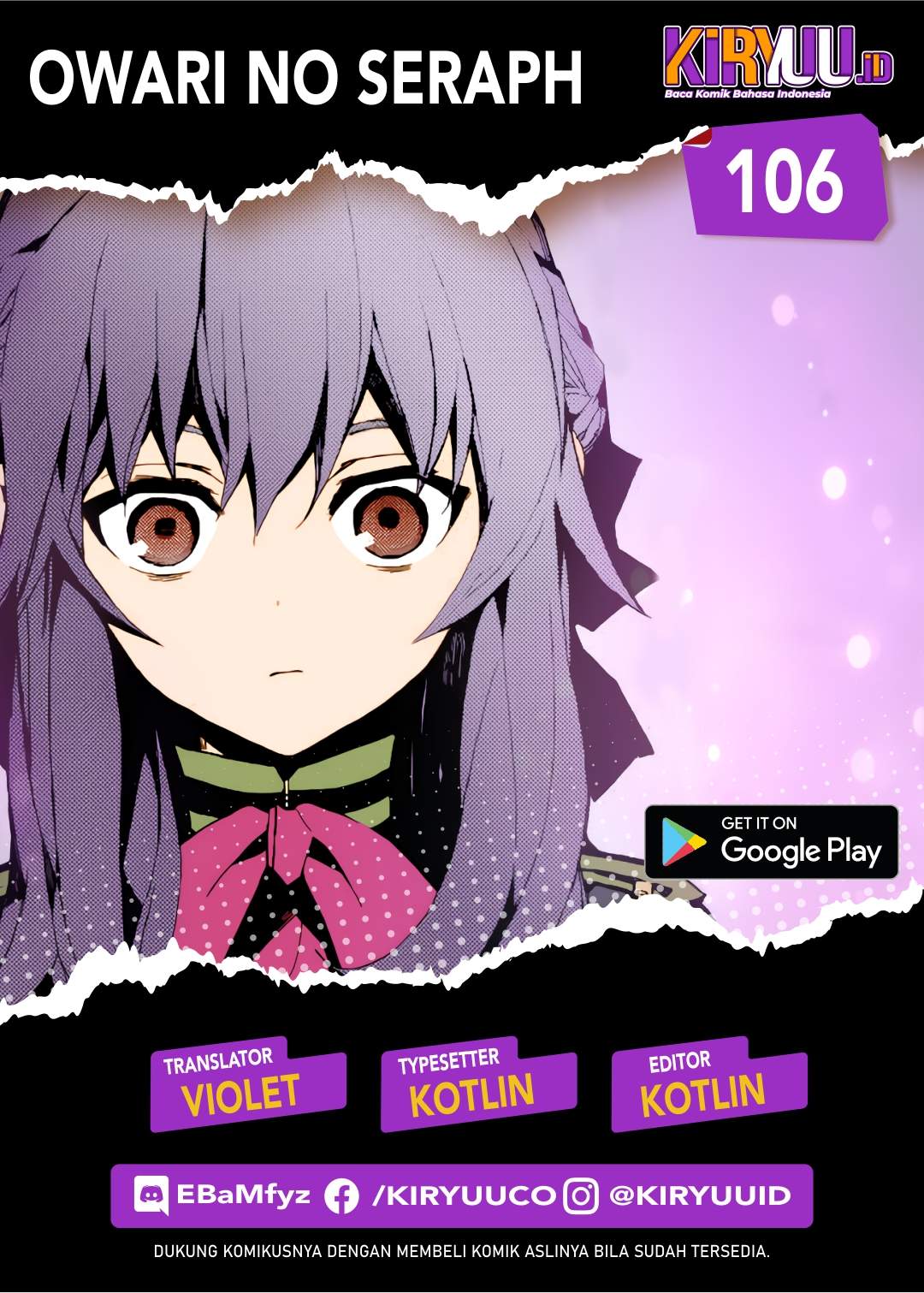 Owari no Seraph Chap 106 - Next Chap 107