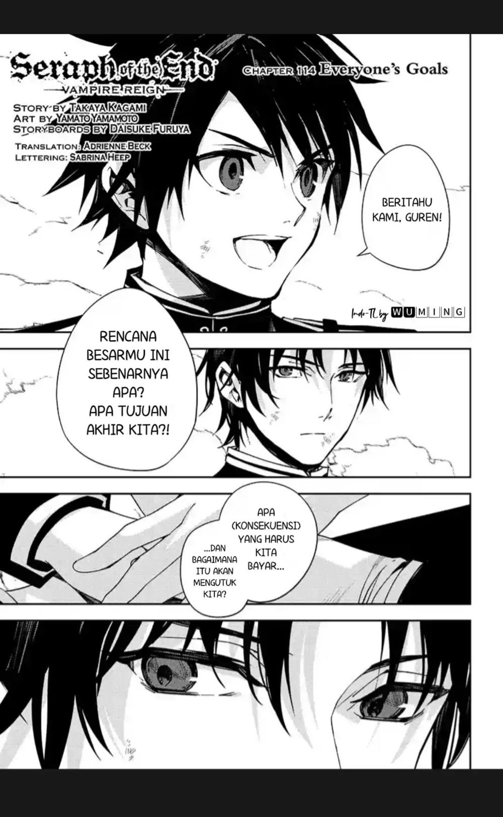 Owari no Seraph Chap 114 - Next Chap 115