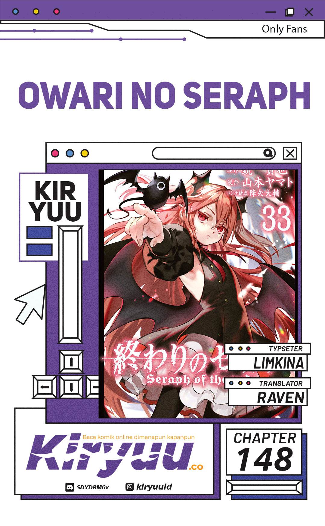 Owari no Seraph Chap 148 - Next Chap 149