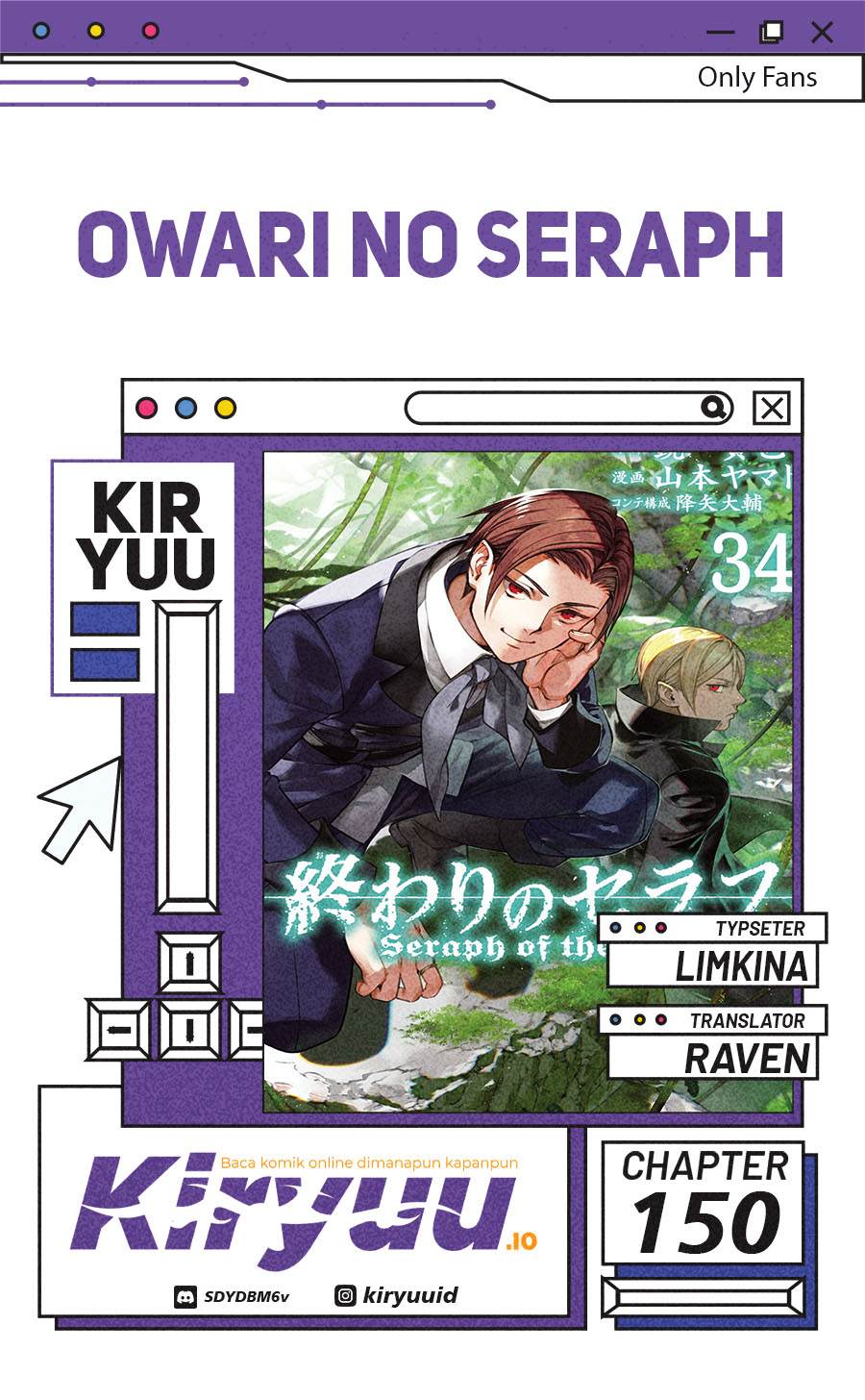 Owari no Seraph Chap 150 - Next Chap 151