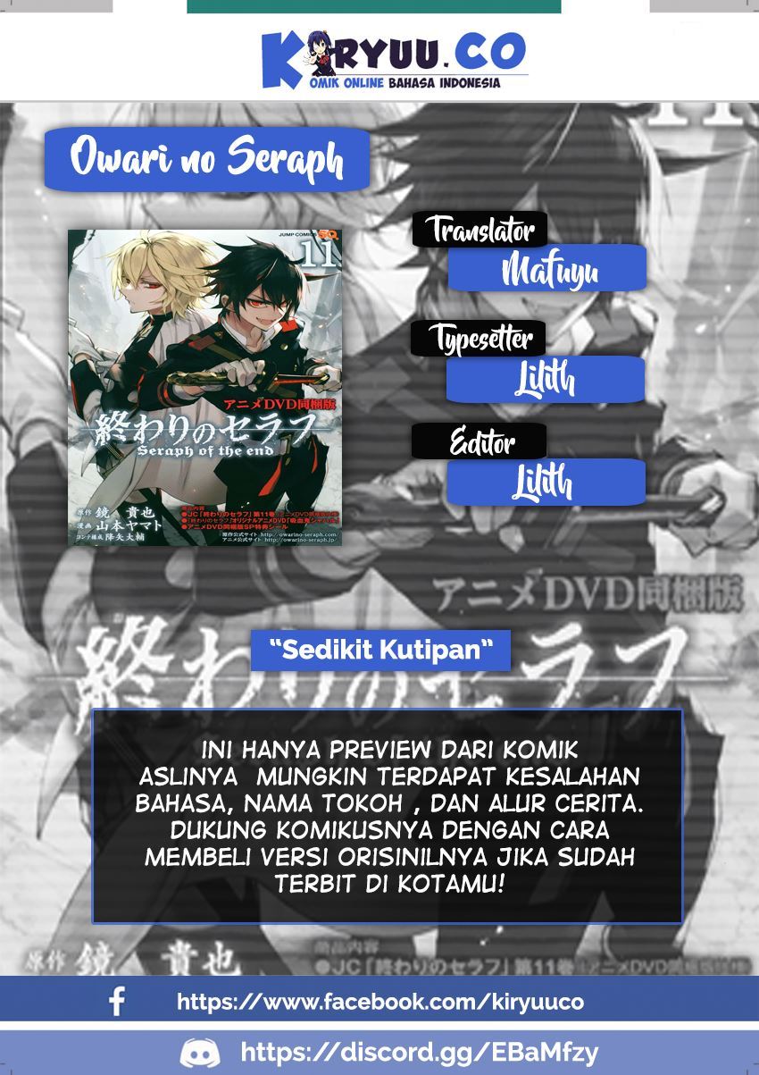 Owari no Seraph Chap 71 - Next Chap 72