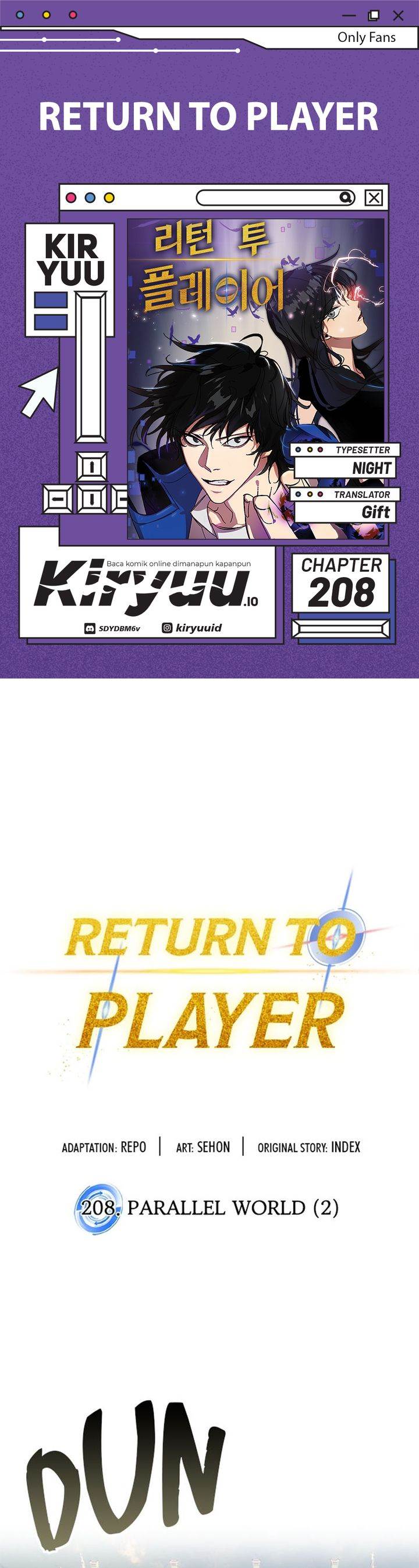 Return to Player Chap 208 - Next Chap 209