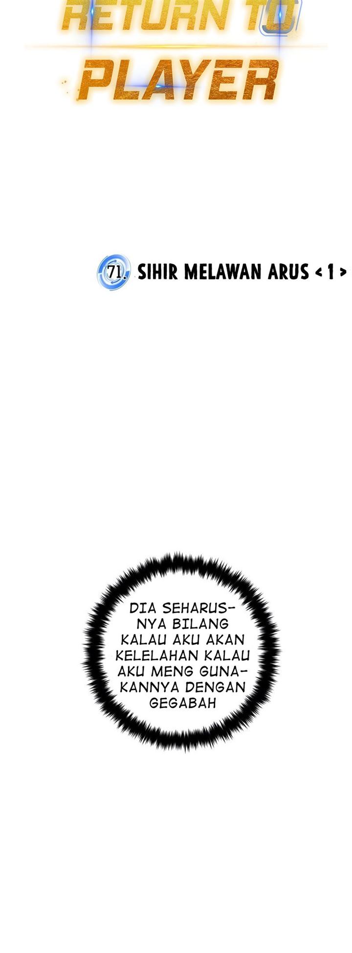 Return to Player Chap 71 - Next Chap 72