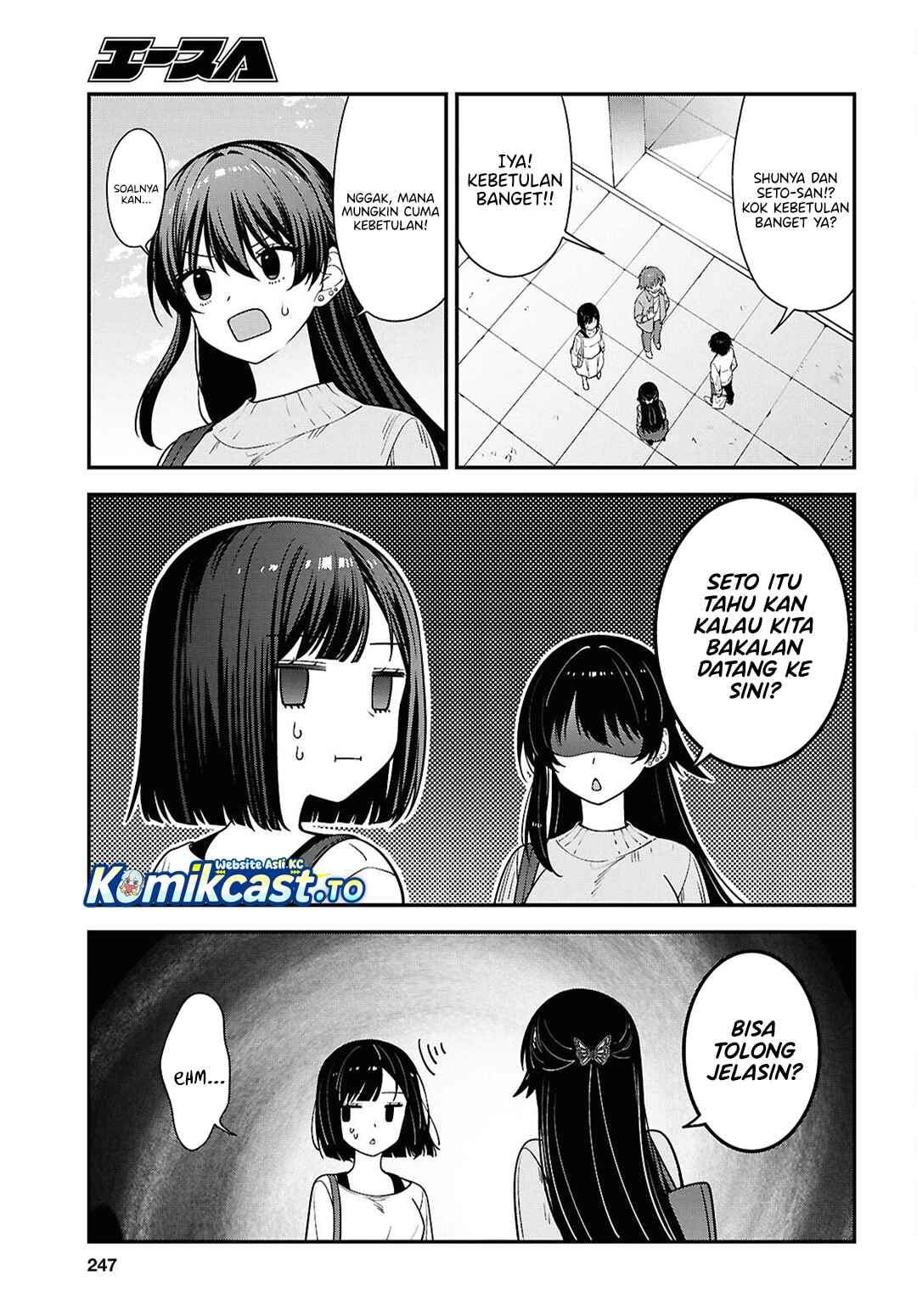 Tonari no Seki no Yankee Shimizu-san ga Kami o Kuroku Sometekita Chap 20 - Next Chap 21