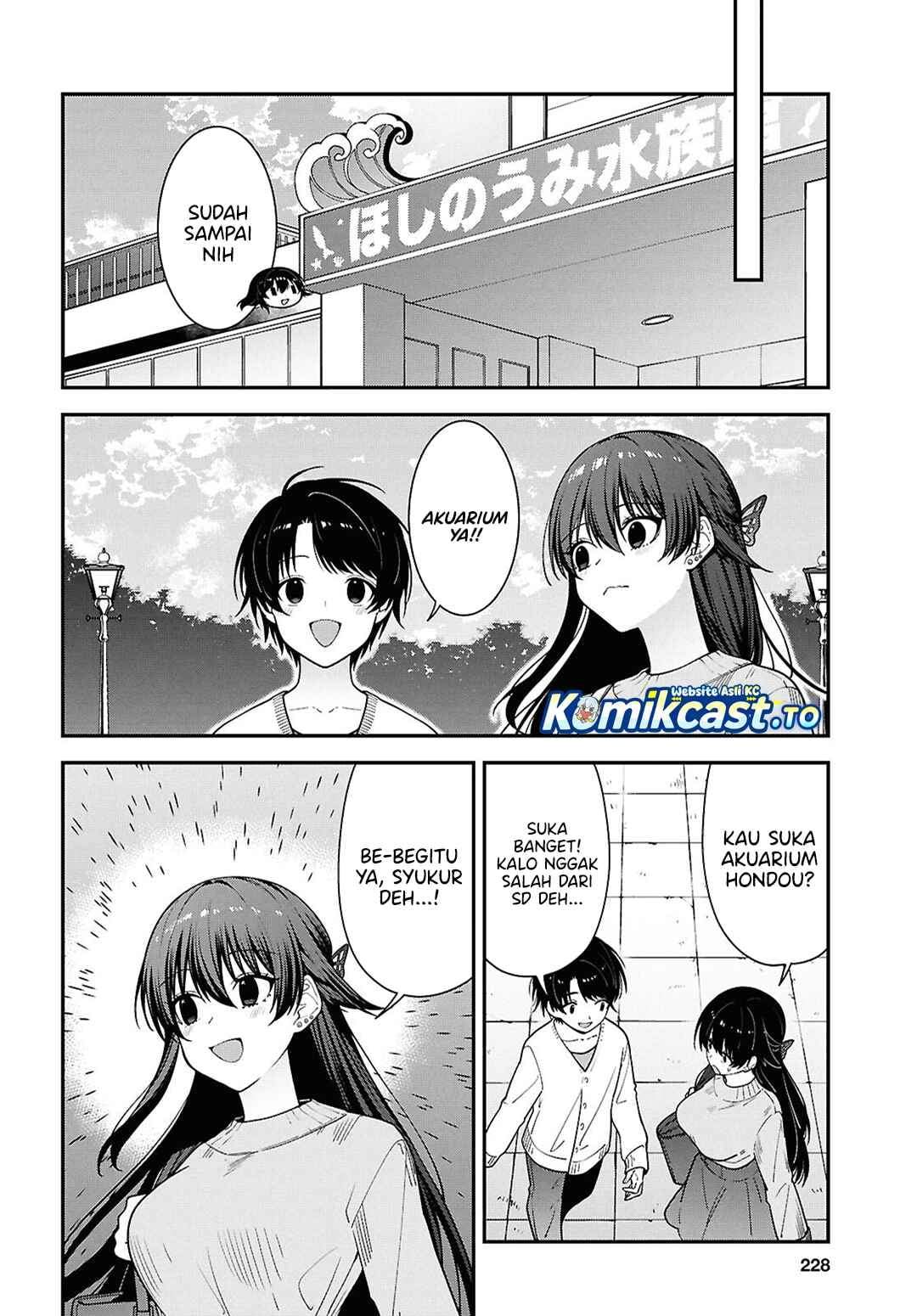 Tonari no Seki no Yankee Shimizu-san ga Kami o Kuroku Sometekita Chap 20 - Next Chap 21