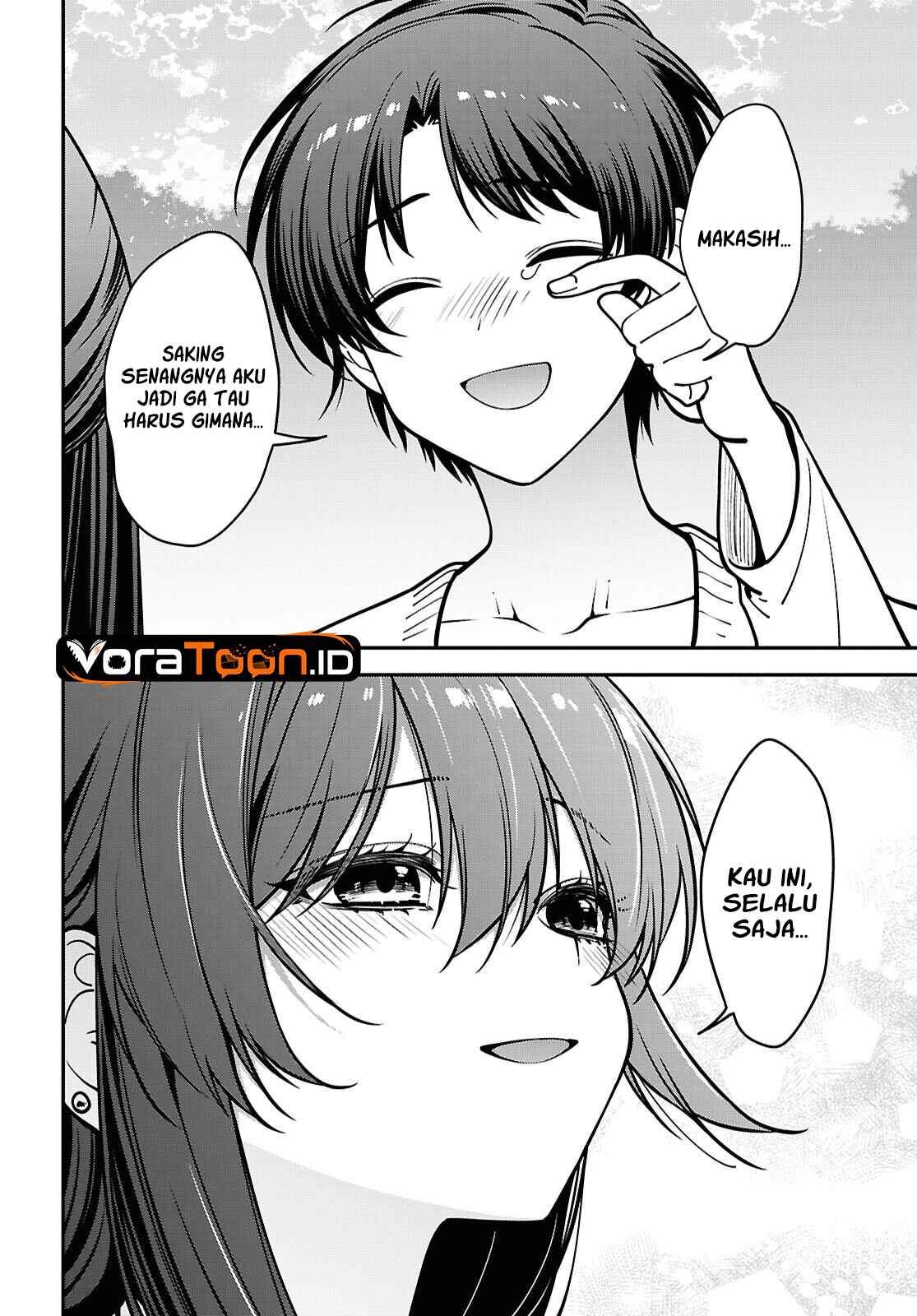 Tonari no Seki no Yankee Shimizu-san ga Kami o Kuroku Sometekita Chap 22 - Next Chap 23