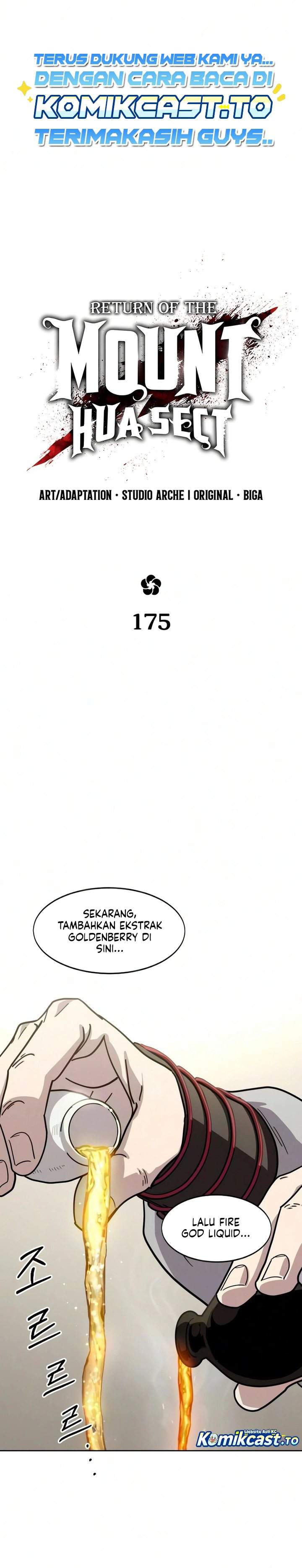 Return of the Flowery Mountain Sect Chap 175 - Next Chap 176