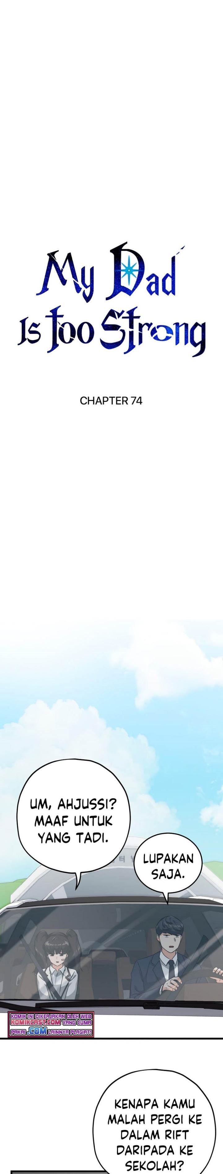My Dad Is Too Strong Chap 74 - Next Chap 75
