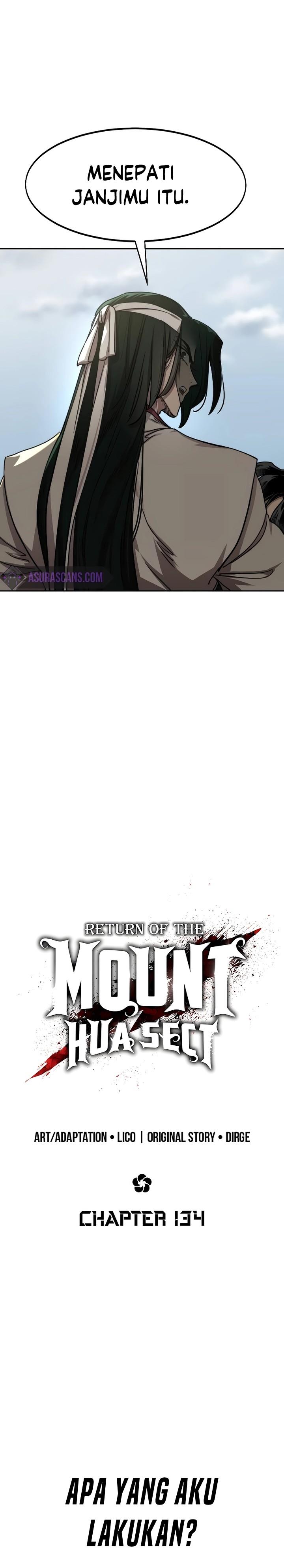 Return of the Flowery Mountain Sect Chap 134 - Next Chap 135