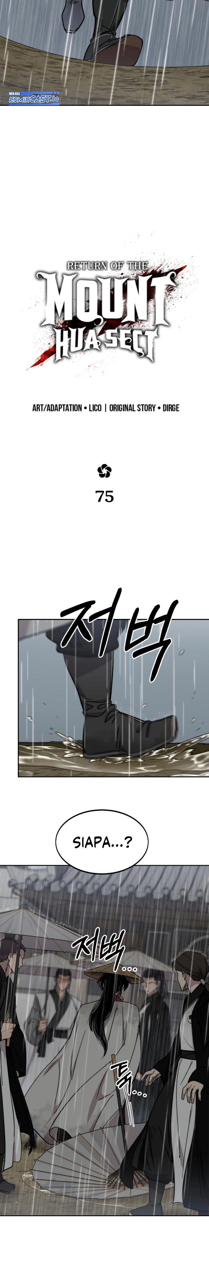 Return of the Flowery Mountain Sect Chap 75 - Next Chap 76