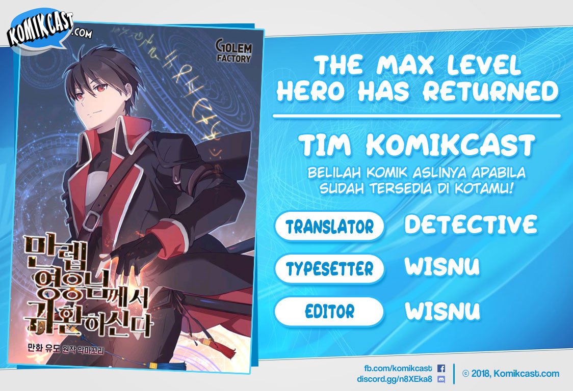 The MAX leveled hero will return! Chap 3 - Next Chap 4