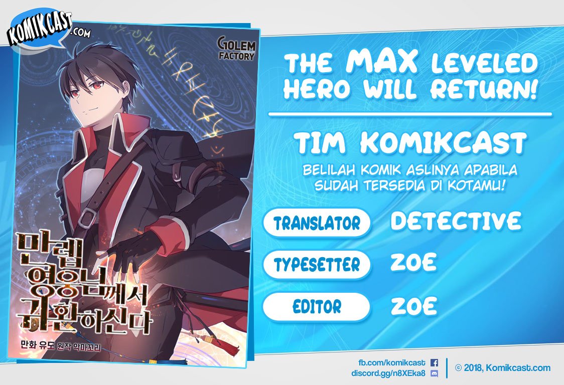 The MAX leveled hero will return! Chap 10 - Next Chap 11