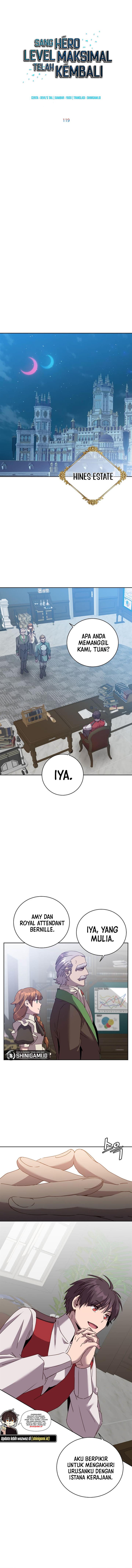 The MAX leveled hero will return! Chap 119 - Next Chap 120