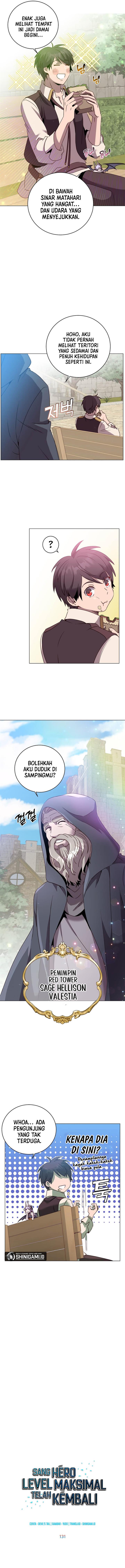The MAX leveled hero will return! Chap 131 - Next Chap 132