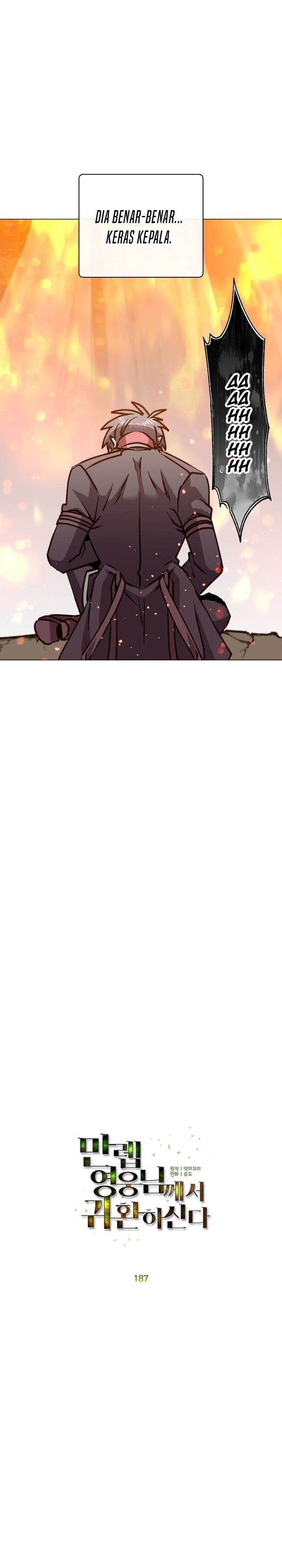 The MAX leveled hero will return! Chap 187 - Next Chap 188