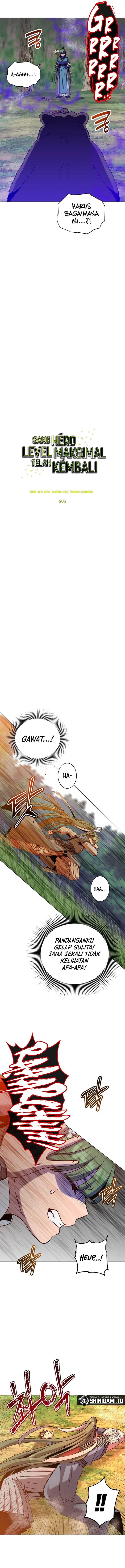 The MAX leveled hero will return! Chap 206 - Next Chap 207