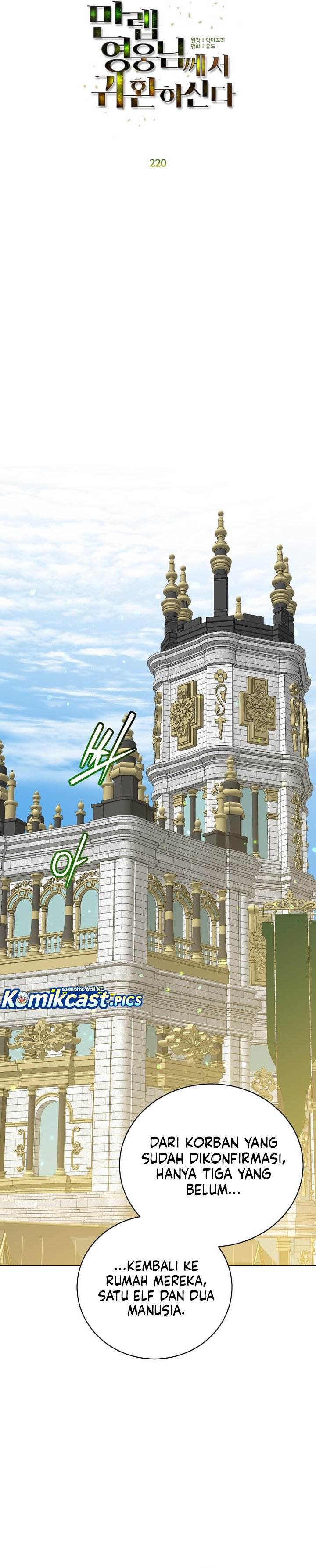 The MAX leveled hero will return! Chap 220 - Next Chap 221