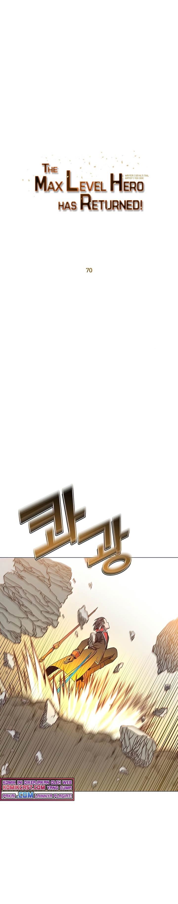 The MAX leveled hero will return! Chap 70 - Next Chap 71
