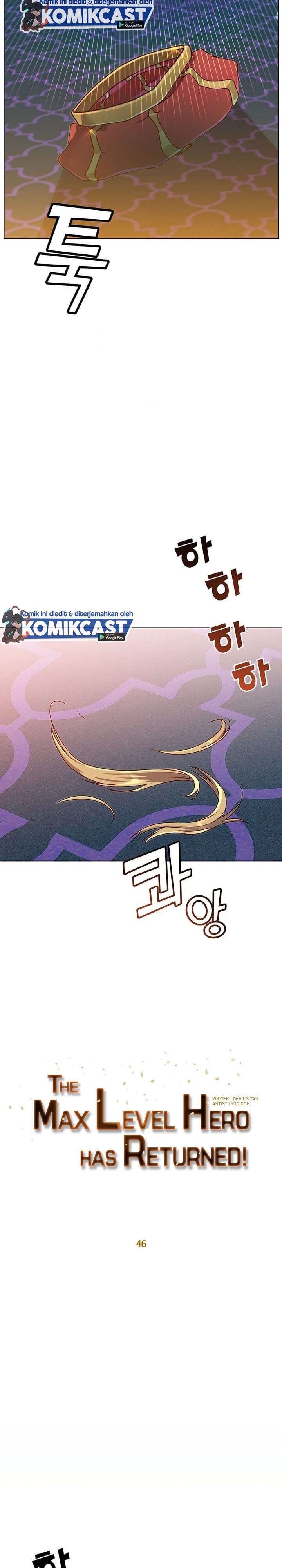 The MAX leveled hero will return! Chap 46 - Next Chap 47
