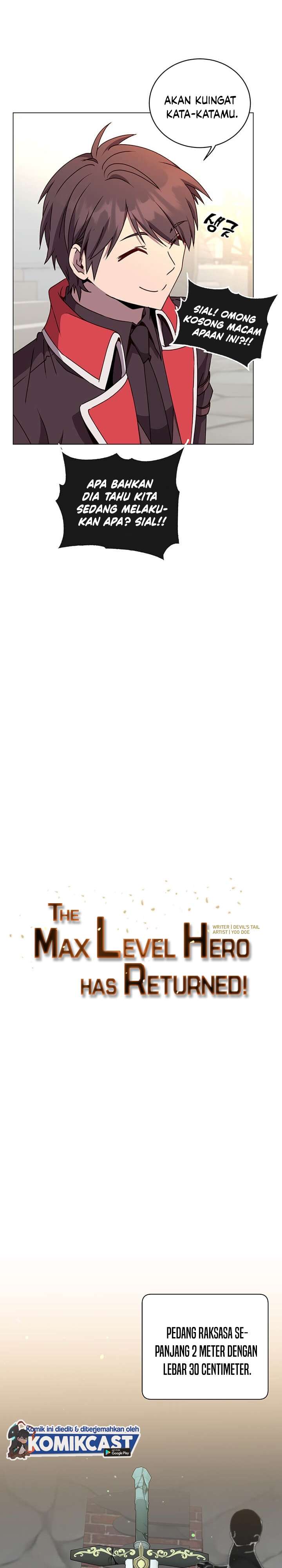 The MAX leveled hero will return! Chap 49 - Next Chap 50