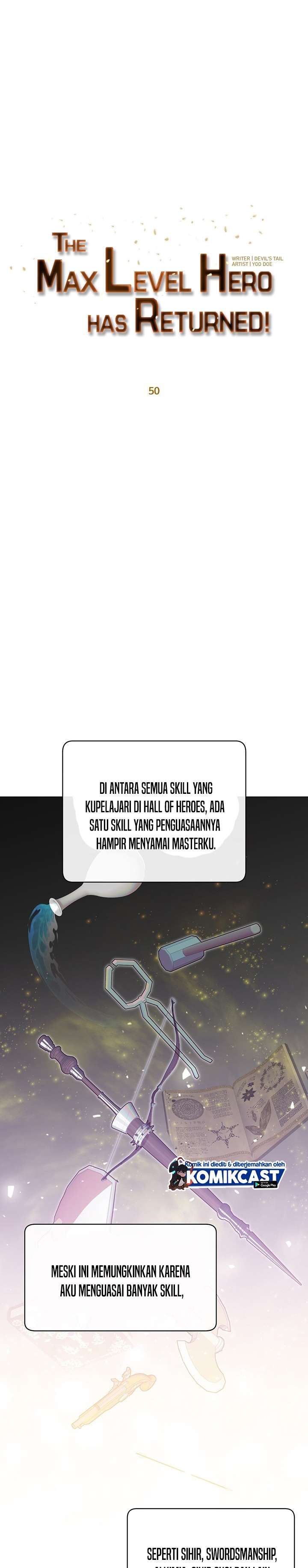The MAX leveled hero will return! Chap 50 - Next Chap 51