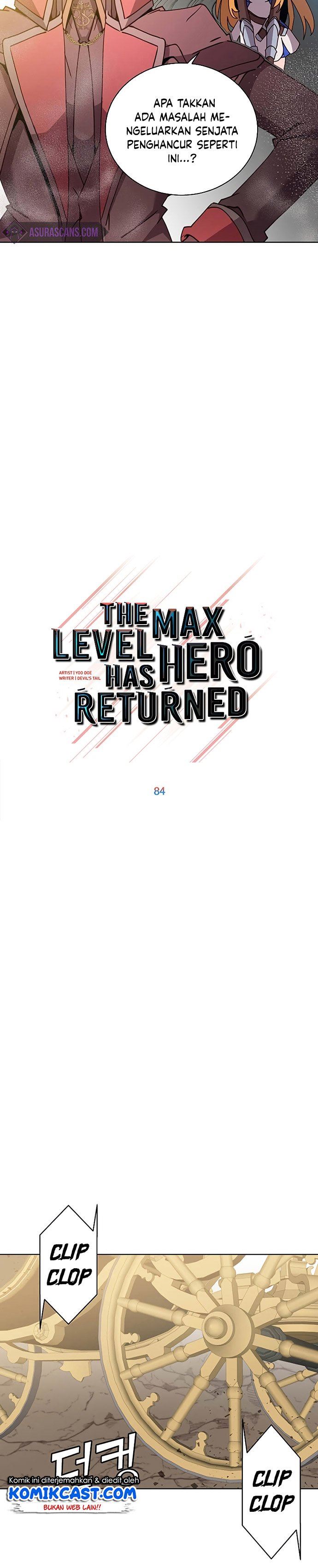 The MAX leveled hero will return! Chap 84 - Next Chap 85