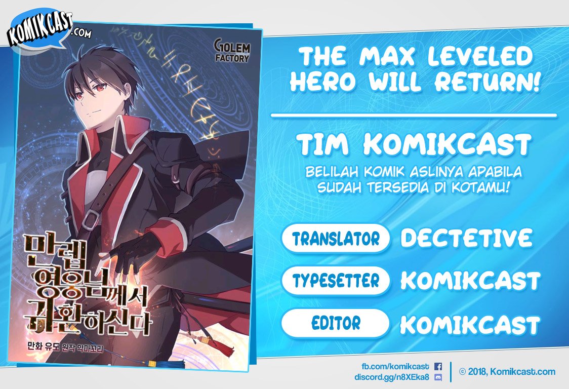 The MAX leveled hero will return! Chap 9 - Next Chap 10