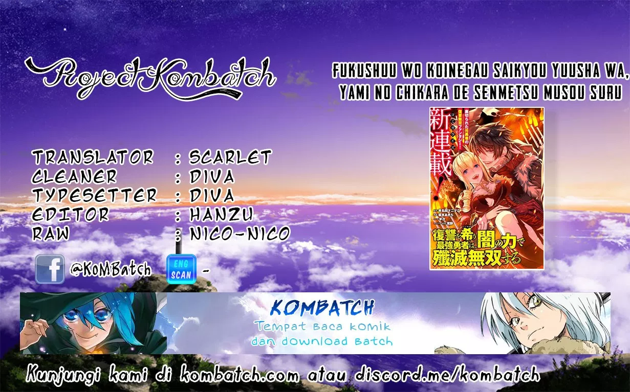 Fukushuu o Koinegau Saikyou Yuusha wa, Yami no Chikara de Senmetsu Musou Suru Chap 3.2 - Next Chap 4.2