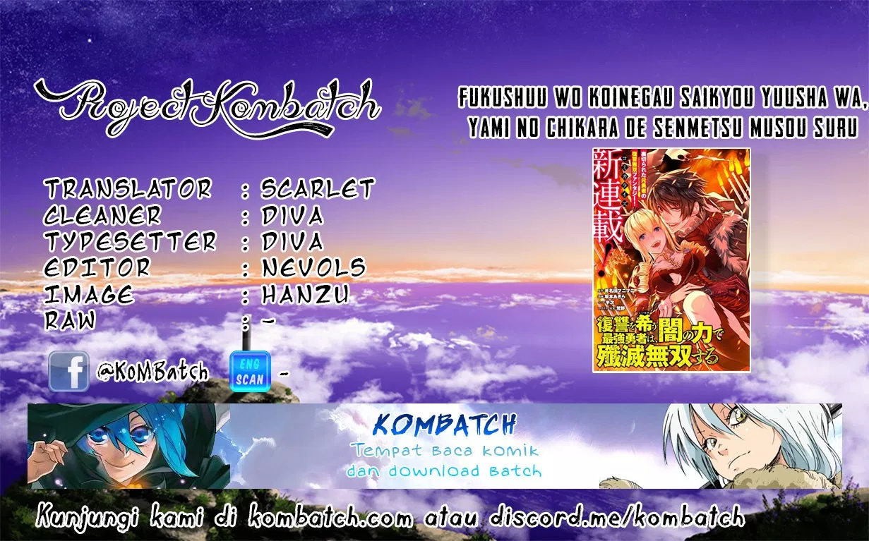 Fukushuu o Koinegau Saikyou Yuusha wa, Yami no Chikara de Senmetsu Musou Suru Chap 3.4 - Next Chap 4.4