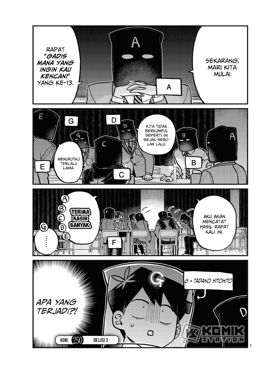 Komi-san wa Komyushou Desu. Chap 250 - Next Chap 251